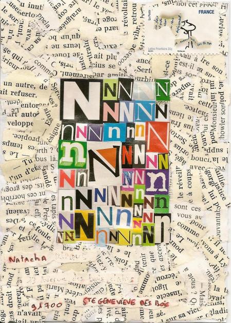 collage words  letters